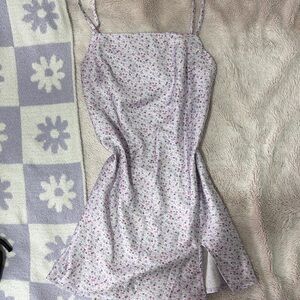Princess Polly Lavender Floral Mini Dress